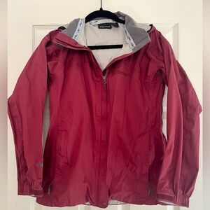 Marmot precip mauve jacket coat windbreaker full zip small